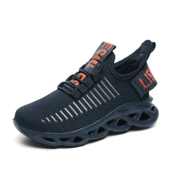 Utlike Boys Sneakers Children'S Mesh Sports Shoes Comfortable Breathable Running Shoes Size 5 Years-5.5 Years
