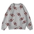 thumbnail image 1 of Utlike Boys Sweatshirt Autumn Winter Rugby Printed Casual Long Sleeve Pullover Child Lightweight Top Size 8 Years-9 Years, 1 of 3