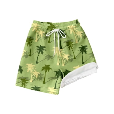 TUONROAD Boys Swim Trunks With Compression Liner - Quick Dry Board Shorts 8-20 Years