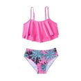 thumbnail image 1 of Utlike Girls Bathing Suit Two Piece Set Tankini And Swim Shorts Kids Summer Pool Beach Outfit Easy Care And Comfortable Fit Swimwear Size 7 Years-8 Years, 1 of 6