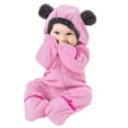 thumbnail image 1 of Utlike Girls Jacket Coat Ears Hooded Baby Romper Bear Footed Thermal Jumpsuit Coat&Jacket Athletic Fit Top For Photoshoot Size 18 Months-24 Months, 1 of 7