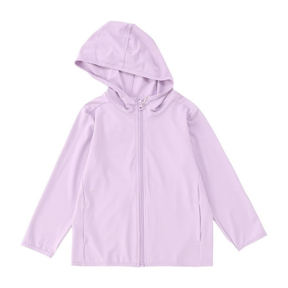 Utlike Girls Jacket Upf 50+ Sun Protective Hoodie Jacket Lightweight Long Sleeve Sun Shirt For Hiking Outdoor Back To School Top For Photoshoot Size 9 Years-10 Years