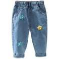 thumbnail image 1 of Utlike Girls Pants Spring Fashionable Jeans Spring Trousers Size 4 Years-5 Years, 1 of 8