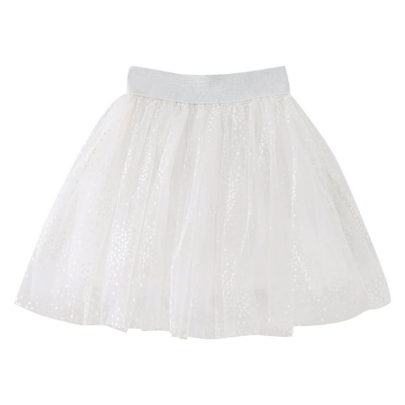 Utlike Girls Skirts Kids Solid Color Layered Puffy Tutu Tulle Skirt Sweet Mini Skirt For Girl Size 2 Years-3 Years