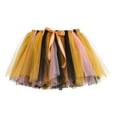thumbnail image 1 of Utlike Girls Skirts Kids Holiday Party Dance Colourful Layered Puffy Tutu Tulle Skirt First Day Of School Mini Skirt For Girl Size 5 Years-7 Years, 1 of 3