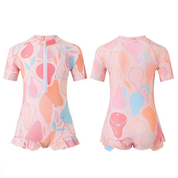 Utlike Girls Swimwear Children's Swimsuit Beach Bathing Suit Baby Jumpsuit Sun Swimsuit New Children Skirt Swimsuit Summer Casual Beach Bathing Suit For Girls Size 18 Months-24 Months