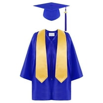 Utlike Girls T-Shirt Preschool Kindergarten Unisex Graduation Gown Cap Set With Tassel And Graduation Sash For Child Sweet Girl Fashion Top Size 2 Years-3 Years