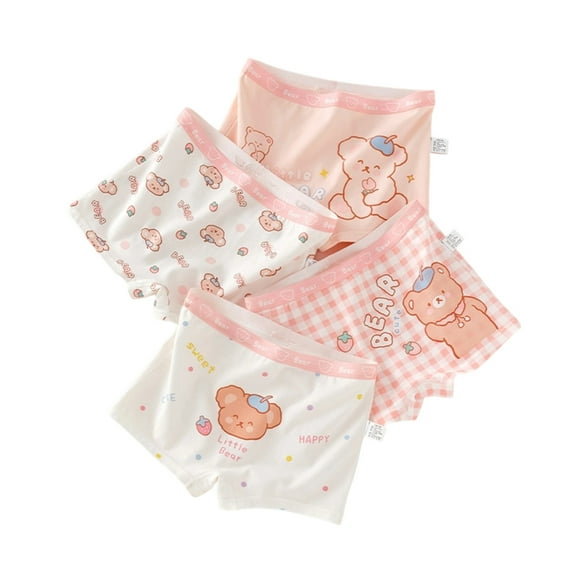 Utlike Girls Underwear Soft Comfortable Breathable Kids Panties For Daily Wear No Wedgie Non Waistband Toddler Girls Briefs Skin Friendly Underpants Size 6 Years-7 Years