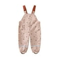 thumbnail image 1 of Utlike Girls Waterproof Rain Pants With Suspenders Lightweight Outwear For Toddlers And Kids Daily Use Outdoor Play And Rainy Season Waterproof Rain Pants For Wearing Outside Size 5 Years-6 Years, 1 of 7