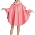thumbnail image 1 of Utlike Kids Rain Poncho Girls Waterproof Raincoat Hooded Rain Wear For Kids Lightweight Comfortable Outdoor Play School Daily Use Wear During Rainy Season And Rainy Days Size 12 Years-14 Years, 1 of 8