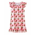 thumbnail image 1 of Utlike Summer Dress For Girls Casual Sleeveless Loose Fit Sleepwear Nightgown With Cute Print Comfortable Home Princess Dress Girl Comfort Fit Sundress For Everyday Wear Size 4 Years-5 Years, 1 of 6