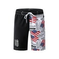 thumbnail image 1 of Utlike Swim Trunk Print Swimwear July 4 Trunk Shorts Usa Swimtrunk Boys Swimsuits For Beach Vacation Size 14 Years-16 Years, 1 of 4