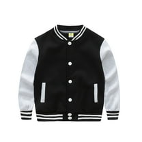 Utlike Toddler Boys Jacket Kids Casual Jacket Coat Long Sleeve Outwear Baseball Coat Windbreaker Boys Lightweight Jackets Softness Size 7 Years-8 Years