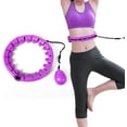 thumbnail image 1 of ZEGSY Smart Weighted Hula Hoop for Adults with Adjustable Weight Ball and 24 Detachable Knots, 1 of 9