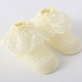thumbnail image 1 of Utoimkio 1 Pair Girls Cute Lace Mesh Crew Socks Cotton Ankle Dress Princess Socks for Little Girls, 1 of 6