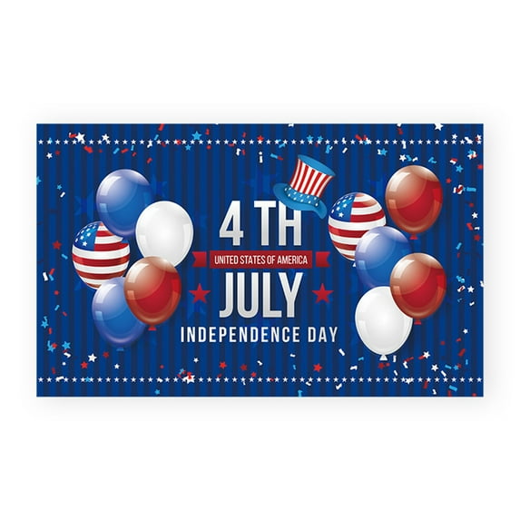 Utoimkio 4th of July Banner Decorations Outdoor National Independence Day Yard Sign Patriotic Hanging Decor USA Party Supplies Holiday Backdrop for Balcony Garden,71"x43"