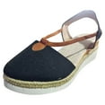 thumbnail image 1 of Utoimkio Ankle Straps Sandals for Women Summer Ladies Shoes Platform Wedge Heel Closed Toe Sandals Casual Women's Sandals, 1 of 4