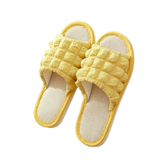 Utoimkio Ankle Straps Sandals for Women Women Men Slippers Home Couple Shoes Indoor Outside Soft Soled Slippers