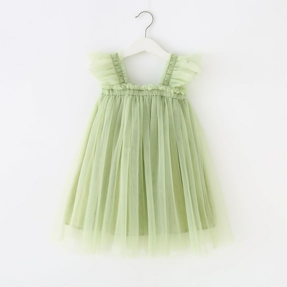 Utoimkio Baby Girls Tulle Tutu Dress Toddler Girls Birthday Party Dress Princess Outfit Little Girl Tulle Skirts