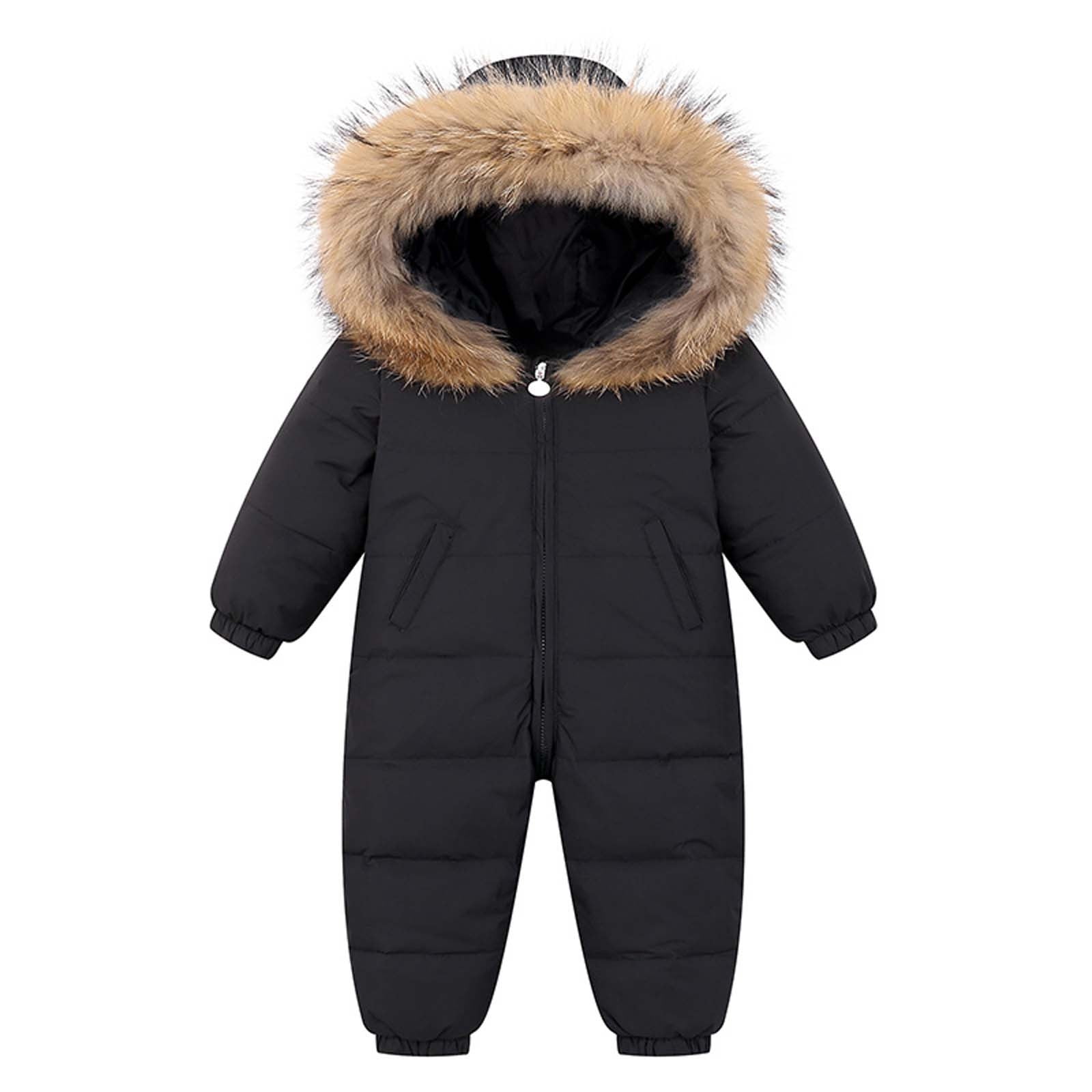 Utoimkio Baby Snowsuit Infant Boys Girls Winter Warm Jumpsuit Thick