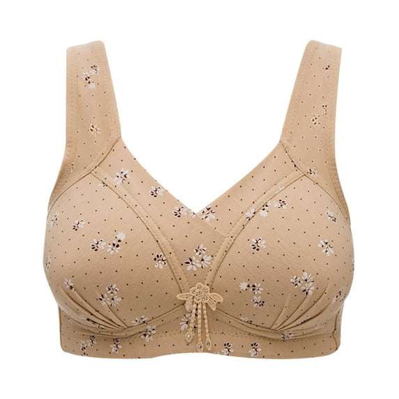 VerPetridure Bras for Women Clearance Women's Bra Wire Free Underwear One-Piece Bra Everyday Underwear