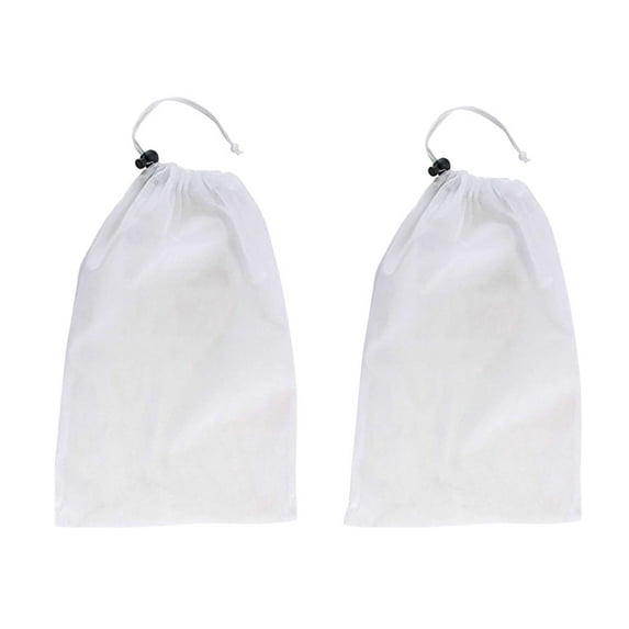 Utoimkio Clearance 2 Pcs Replacement Pool Jet Vacuum Bag Pool Cleaner Fine Mesh Bag Pool Supply,Universal Fit Leaf and Debris Collection Bags,Fits Most Brands Jet Pool Vacuum Underwater Cleaner