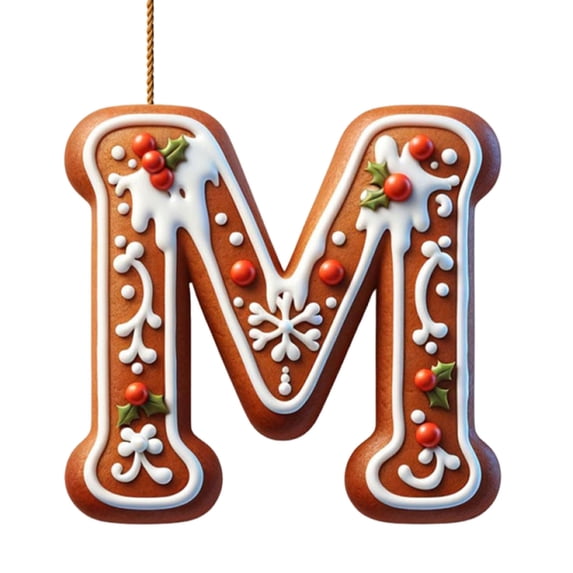 Utoimkio 26 Letters Rustic Christmas Ornaments Christmas Tree Decorations Pendant Christmas Tree Ornaments,Personalized DIY Christmas Decorations Xmas Tree Hanging Decor Party Supplies