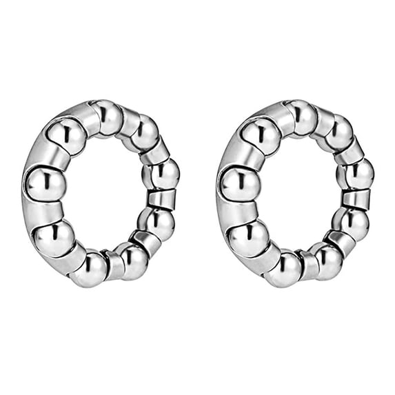 Utoimkio 2Pcs Bike Ball Bearing Retainers Replacement Mountain Bike Parts Inner Diameter 0.67Inch 9 Balls Repair Accessories for Bicycle Rear Wheel