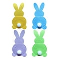 thumbnail image 1 of Utoimkio 4 Pack Easter Utensil Cutlery Holders Bunny Rabbit Shape Silverware Paper Pouch Sleeve Pockets Spring Table Place Tableware Party Supplies,Easter Dinner Decorations for Home, 1 of 6