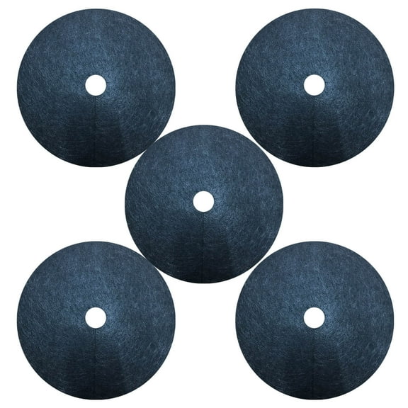 Utoimkio 5 Pack Landscape Round Fabric Weed Barrier,Ground Cover Weed Barrier for Garden,Weed Blocker Fabric Control for Raised Beds,Weed Cloth Mulch for Landscaping,Garden Beds