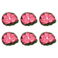 thumbnail image 1 of Utoimkio 6 Pack Floating Pool Lights,Pond Light LED Lotus Flower Lamp,Battery Operated Multicolor Fun Pool Accessories for Pool at Night Outdoor Swimming Gifts Christmas Decorations, 1 of 5
