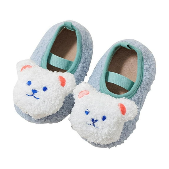 Utoimkio Baby Non Slip Sock Shoes Infant Baby First Walking Shoes Soft Breathable House Slippers