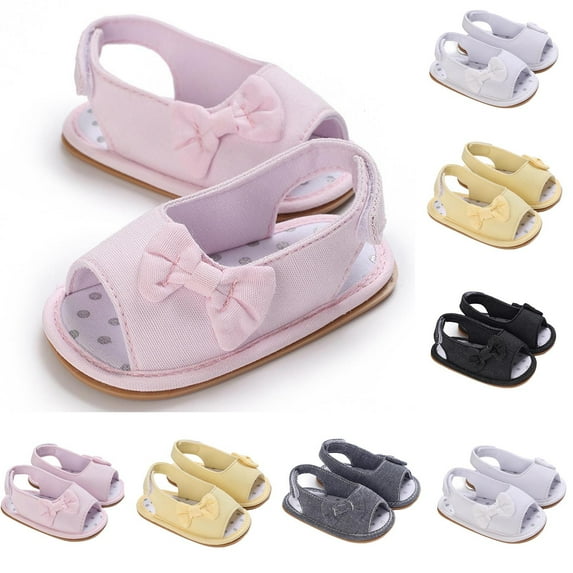 Utoimkio Baby Shoes Boys Girls First Walkers Cute Soft Sole Non-Slip Comfort Toddler Prewalkers for 6-12 Months First Walkers