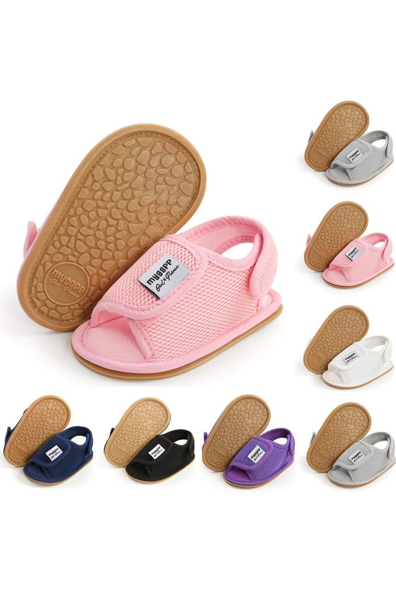 Baby Shoes Boys Girls First Walkers Soft Sole Mesh Breathable Non-Slip Comfort Toddler Prewalkers for 6-12 Months First Walkers