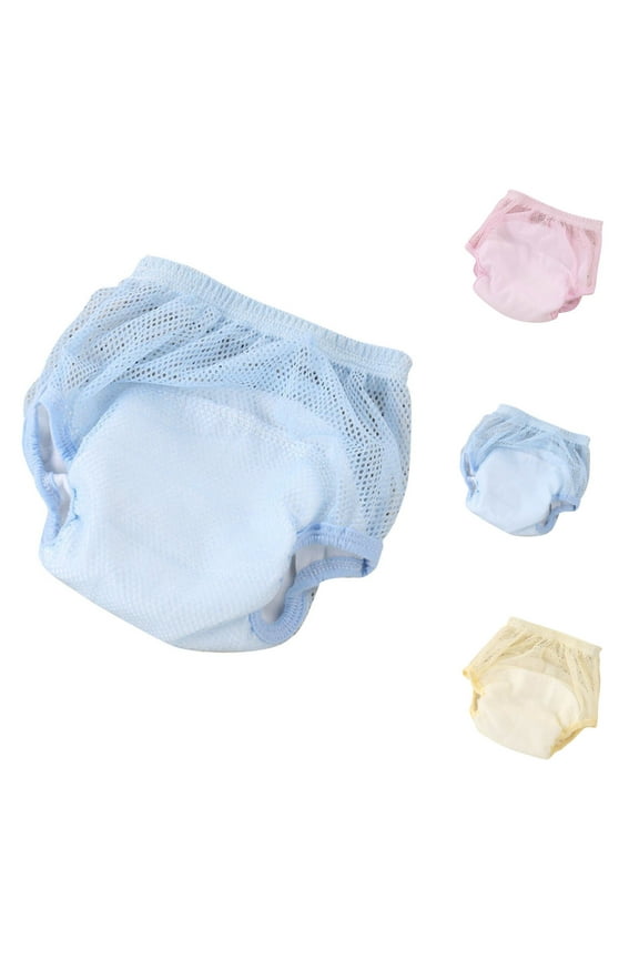 Baby Training Underwear Absorbent Potty Mesh Training Pants for Boys and Girls Cotton Pee Pants