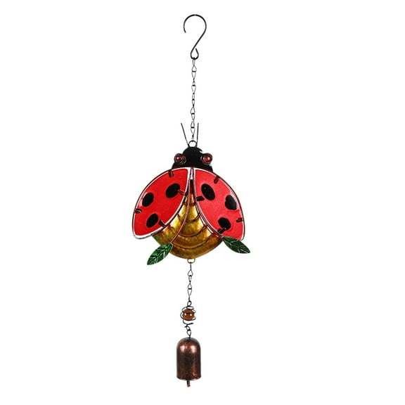 Utoimkio Beetle Wind Chimes for Outside Rustic Copper Animal Metal Wind Bell Memorial Gifts,Windchimes Beetle Wind Catcher for Outdoor Decorations Home Yard Patio Mom Women Gift