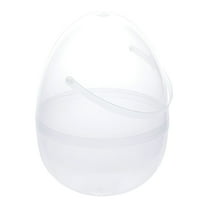 Utoimkio Big Egg Shaped Easter Eggs Fillable, Clear Novelty tranparent Plasti Egg,Themed Party, Basket Stuffers, Toys Filling Treats