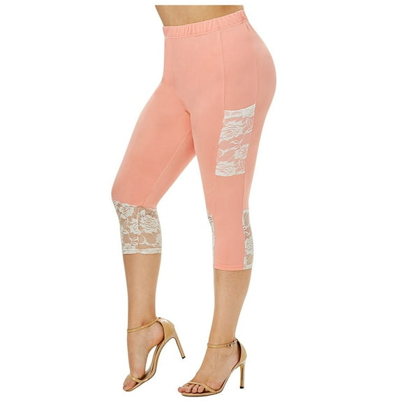 Utoimkio Capri Yoga Leggings for Women Casual Summer Casual Stretch Straight Leg Yoga Pants High Waisted Cropped Yoga Pants for Women