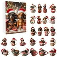 thumbnail image 1 of Utoimkio Christmas Advent Calendar 2024 for Kids,24Pcs Christmas Vacation Countdown Calendars Dachshund Pendant Christmas Tree Ornaments Christmas Gifts for Kids and Adult Party Supplies, 1 of 9