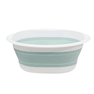 Utoimkio Collapsible Wash Basin Dish Pans for Washing Dishes,Washing Basin with Hanging Hole Multiuse Foldable Sink Tub Dish Washing Tub for Kitchen Sink,Camping Dish Washing Tub