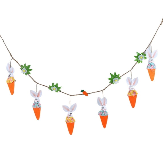 Utoimkio Clearance Easter Decorations Easter Carrot Hanging Ornaments,Easter Decorations for the Home Indoor Easter Gifts for Kids Party Favors