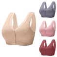 thumbnail image 1 of Utoimkio Front Closure Wireless Bras for Women Comfort Full Coverage Bras for Women No Underwire Everyday Bras, 1 of 4