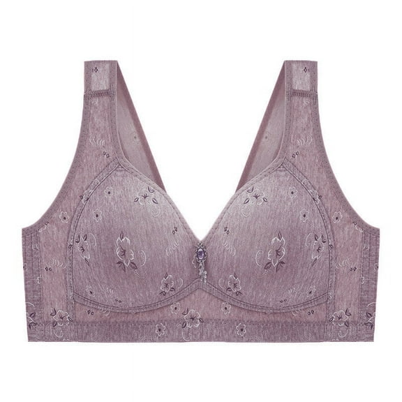 Utoimkio Full Coverage Bras for Women No Underwire Lace Wireless Bras for Women Comfort Breathable Everyday Bras