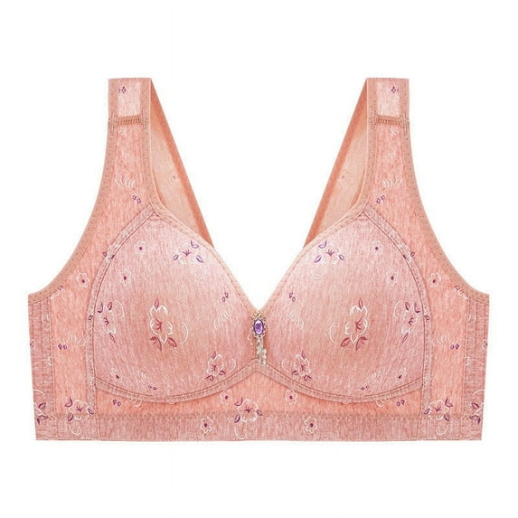 Utoimkio Full Coverage Bras for Women No Underwire Lace Wireless Bras for Women Comfort Breathable Everyday Bras