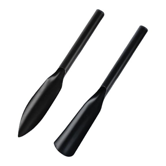 Utoimkio Garden Trowel Garden Shovel Set of 2 Gardening Tools,Manganese Steel Garden Trowel with Sturdy Handle Garden Transplanter Tools for Digging,Scooping,Transplanting