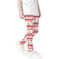 thumbnail image 1 of Utoimkio Girls Christmas Snowflake Elk Printed Stretch Leggings Soft Comfortable Ankle Length Pants Leggings for Kid Little Girls 3-8 Years, 1 of 4