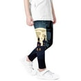 thumbnail image 1 of Utoimkio Girls Halloween Pumpkin Printed Stretch Leggings Soft Comfortable Ankle Length Pants Leggings for Kid Little Girls 3-8 Years, 1 of 4