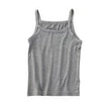thumbnail image 1 of Utoimkio Clearance Girls Sleeveless Tank Tops Solid Halter Comfort Breathable Stretch Vest Tops for Girls 2-9 Years, 1 of 5