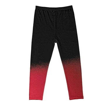 Utoimkio Clearance Girls Stretch Leggings Soft Comfortable Tight Pants for Girls in 3-8 Years Girls Tie Dye Athletic Leggings