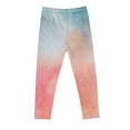 thumbnail image 1 of Utoimkio Girls Stretch Leggings Soft Comfortable Tight Pants for Girls in 3-8 Years Girls Tie Dye Athletic Leggings, 1 of 3